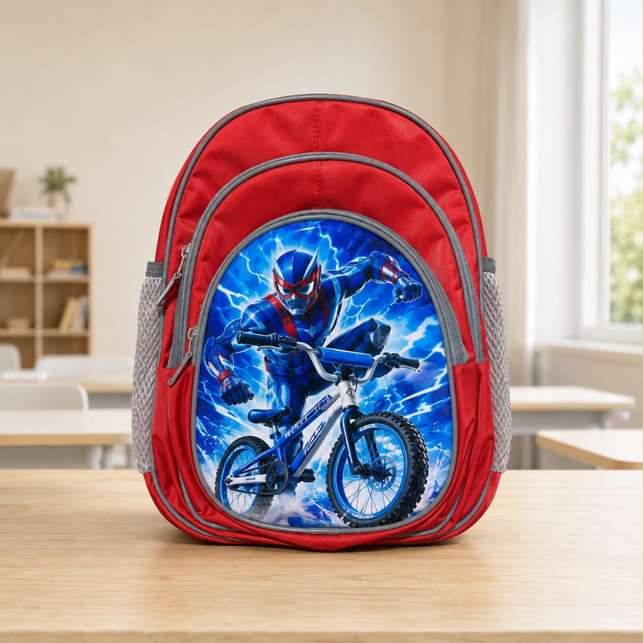 Superhero Print Cartoon School Backpack for Kids - BLOOMPACK™